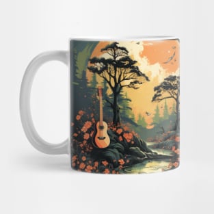 nature guitar Mug